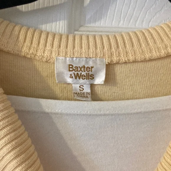 Women's Cream Sweater Cardigan size small. Like new. - Picture 2 of 2